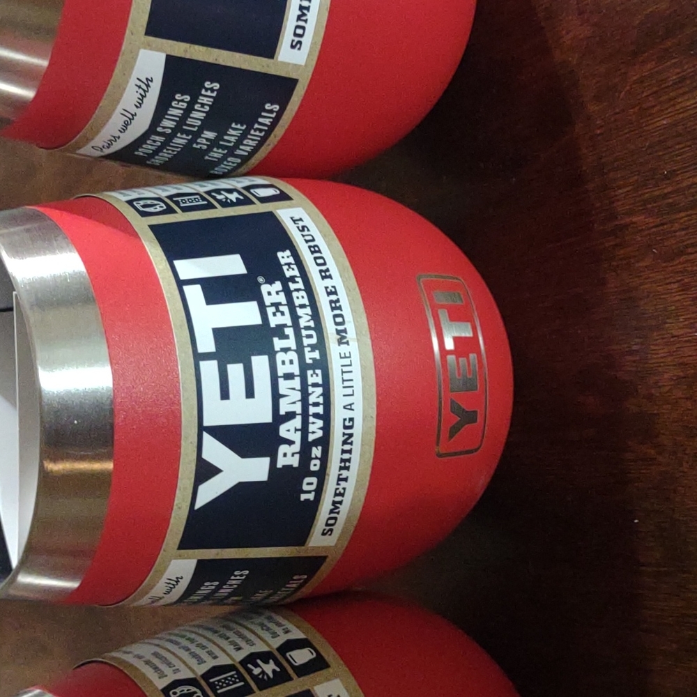 Yeti wine tumblers 10 oz NWT - Picture 3 of 5